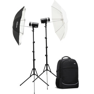Набір студійних спалахів з парасольками та рюкзаком Godox AD300Pro Kit A2